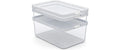 Rotho Set KS Organizer 3 tlg. CAUMA Transparent / Weiss