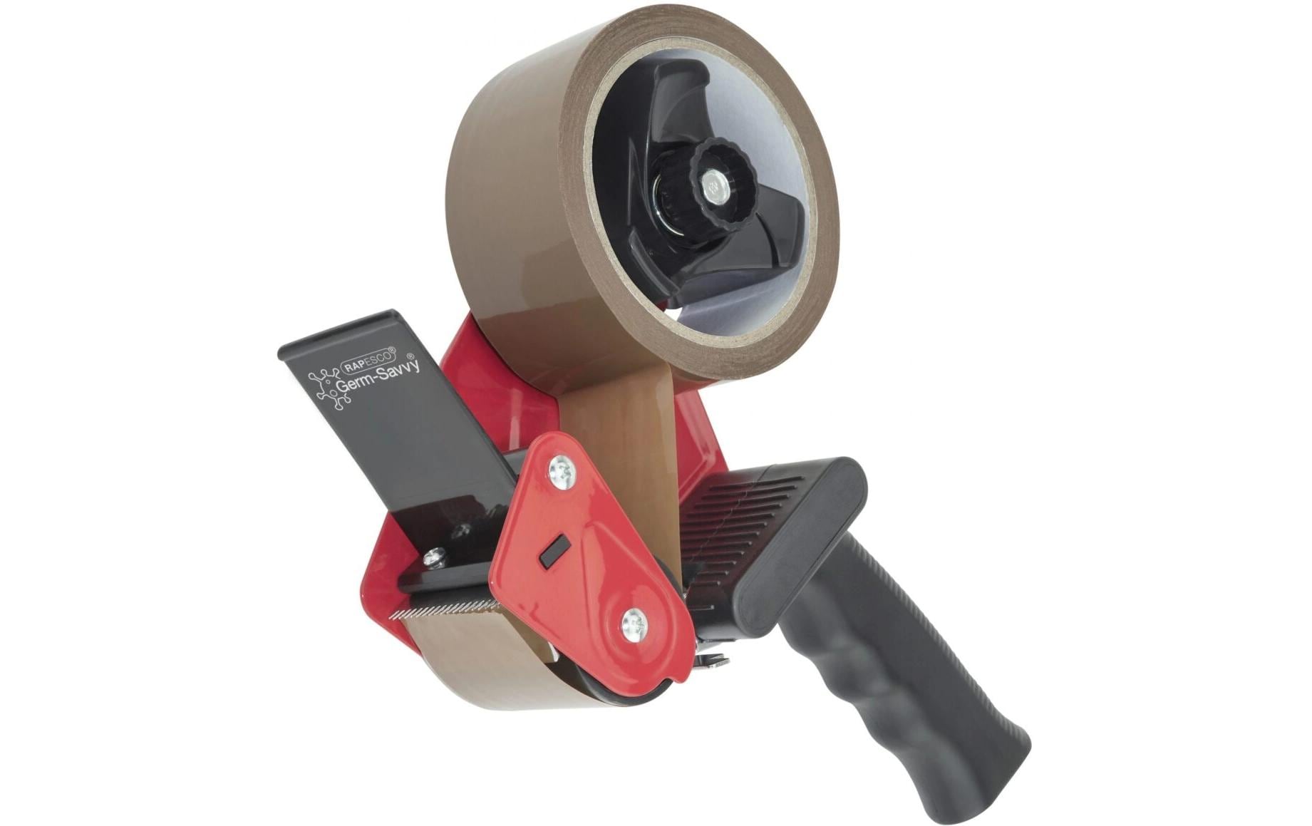 Rapesco Germ-Savvy 960Klebebandhandabroller antibakteriell, schwarz, inkl. 1 Rolle