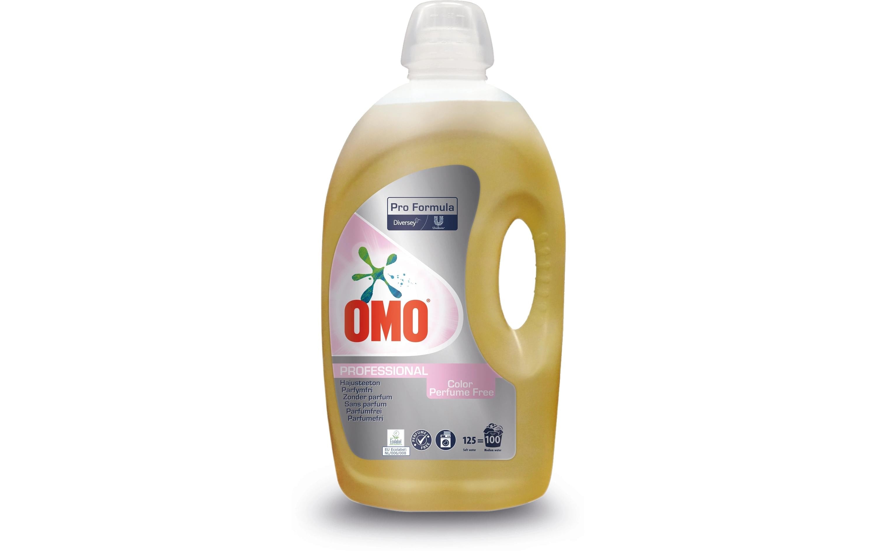 Omo Pro Formula Liquid Color Perfume free 5 l, 96 WL