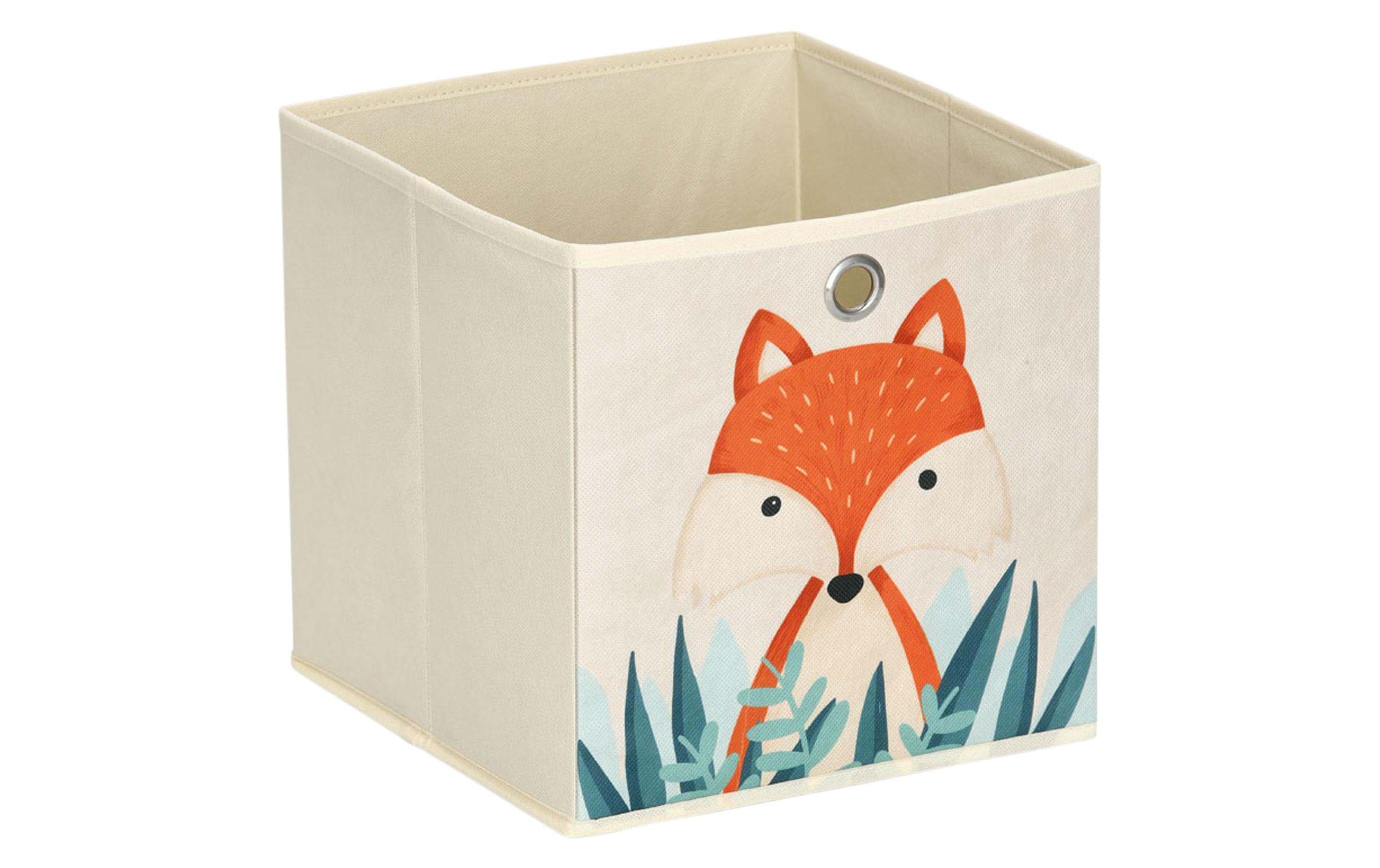 Zeller Aufbewahrungsbox Fuchs / 28x28cm