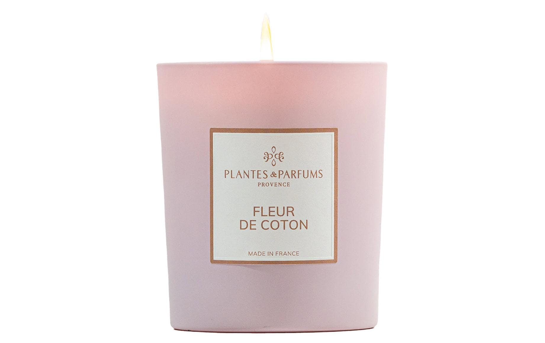 PLANTES & PARFUMS Duftkerze 180gr Baumwollblüte/Fleur de Coton