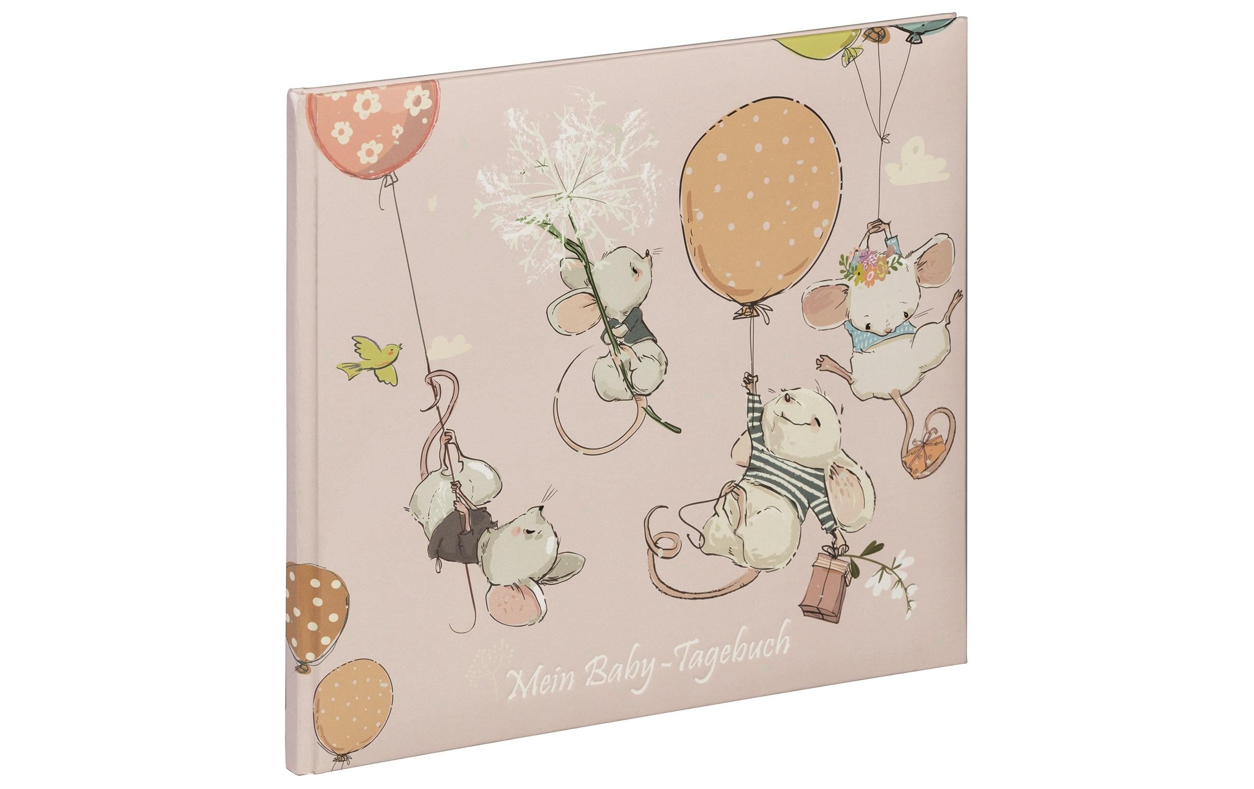 Pagna Babytagebuch Mäuseparty 24x23cm,  44 Seiten