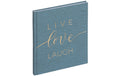 Pagna Feel good books  live 128 Seiten, blanko Papier, graublau