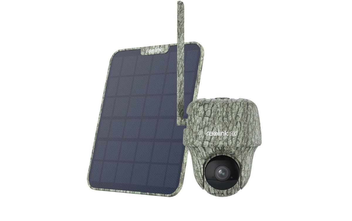Reolink Go G450 4G PT Wildkamera mit Solar 4K Überwachungskamera Pan & Tilt