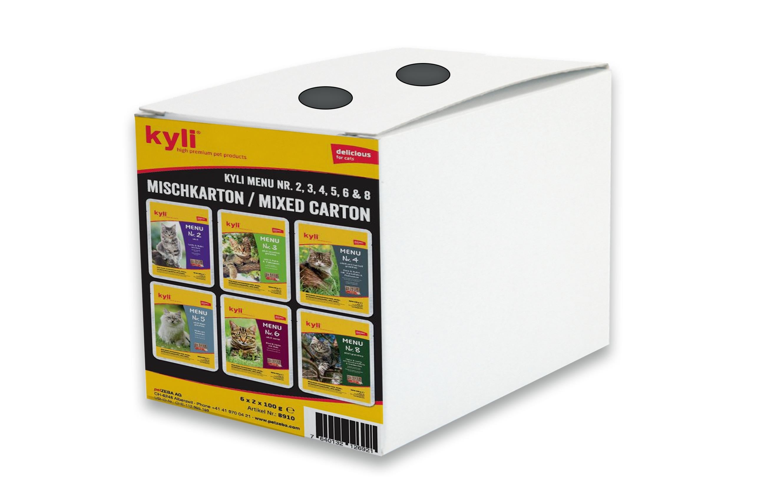 kyli Menu Mischkarton 12 x 100 g Nassfutter