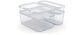 Rotho Set KS Organizer 5 tlg. CAUMA Transparent / Weiss