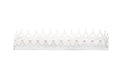 COCON Tablett, 28 x7.5 x 3cm, weiss Eisen, Shabby Chic Look
