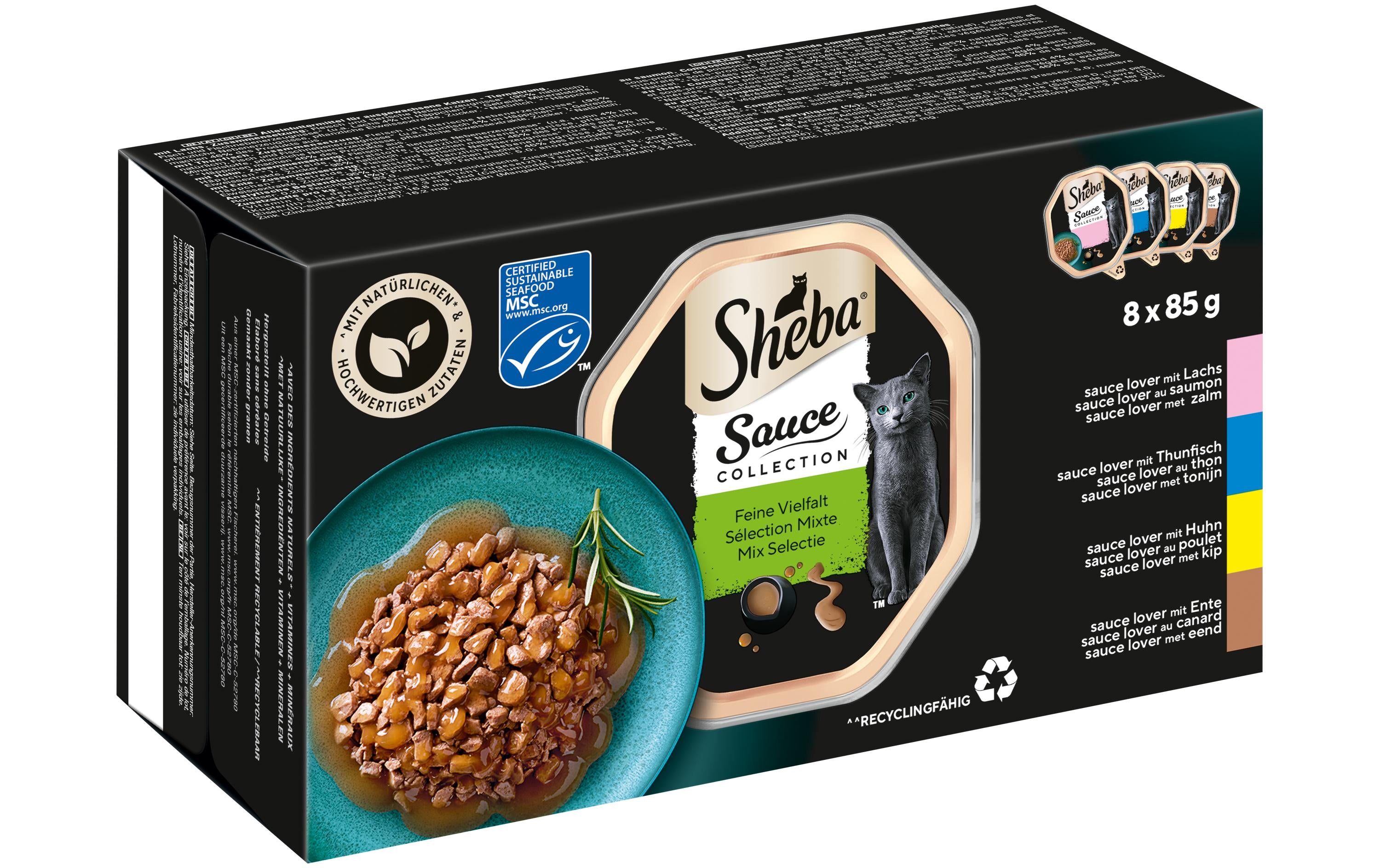 Sheba Selection in Sauce Feine Vielfalt 8x85g