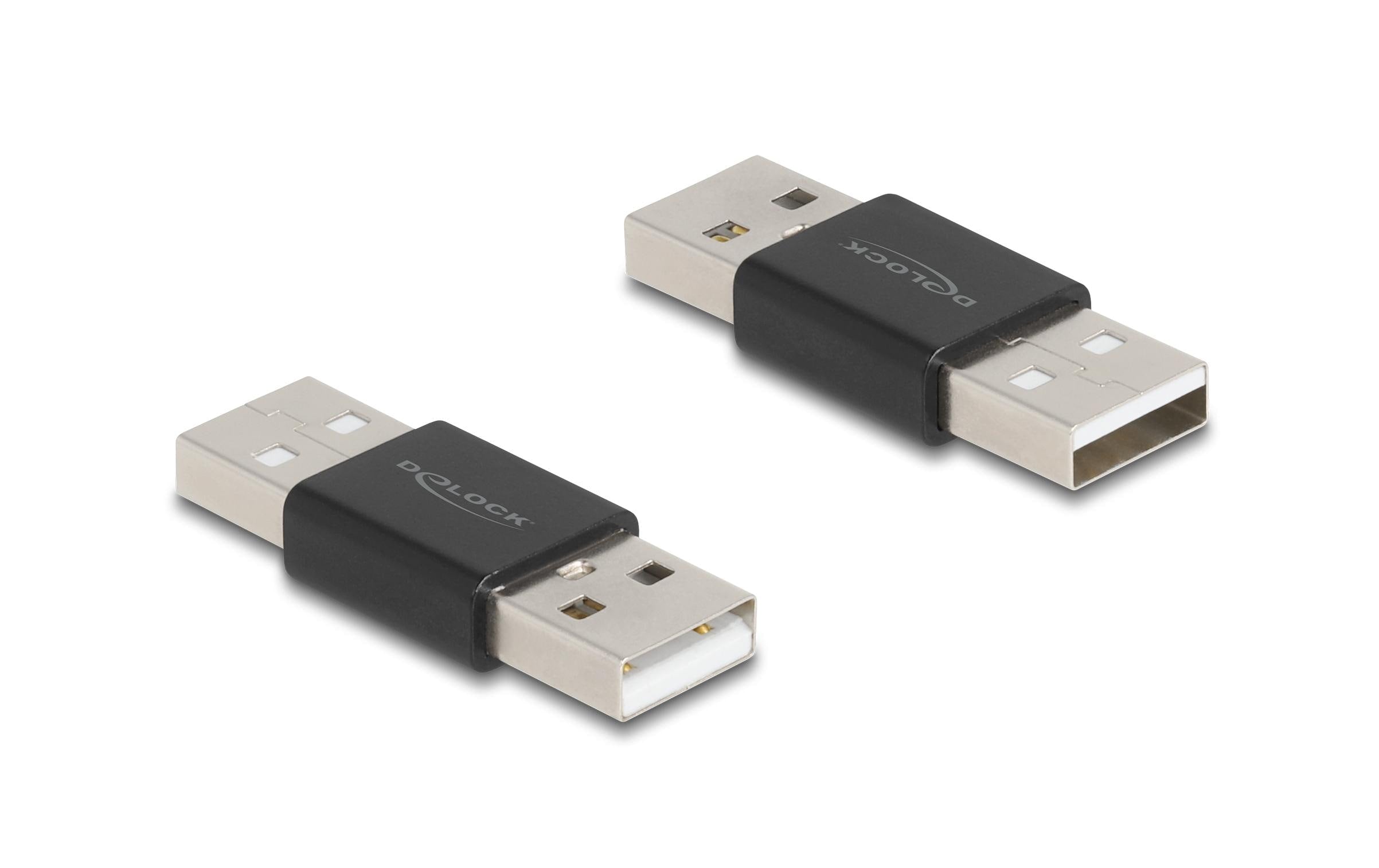 Delock Adapter Gender Changer Typ-A Stecker zu Stecker, Metall