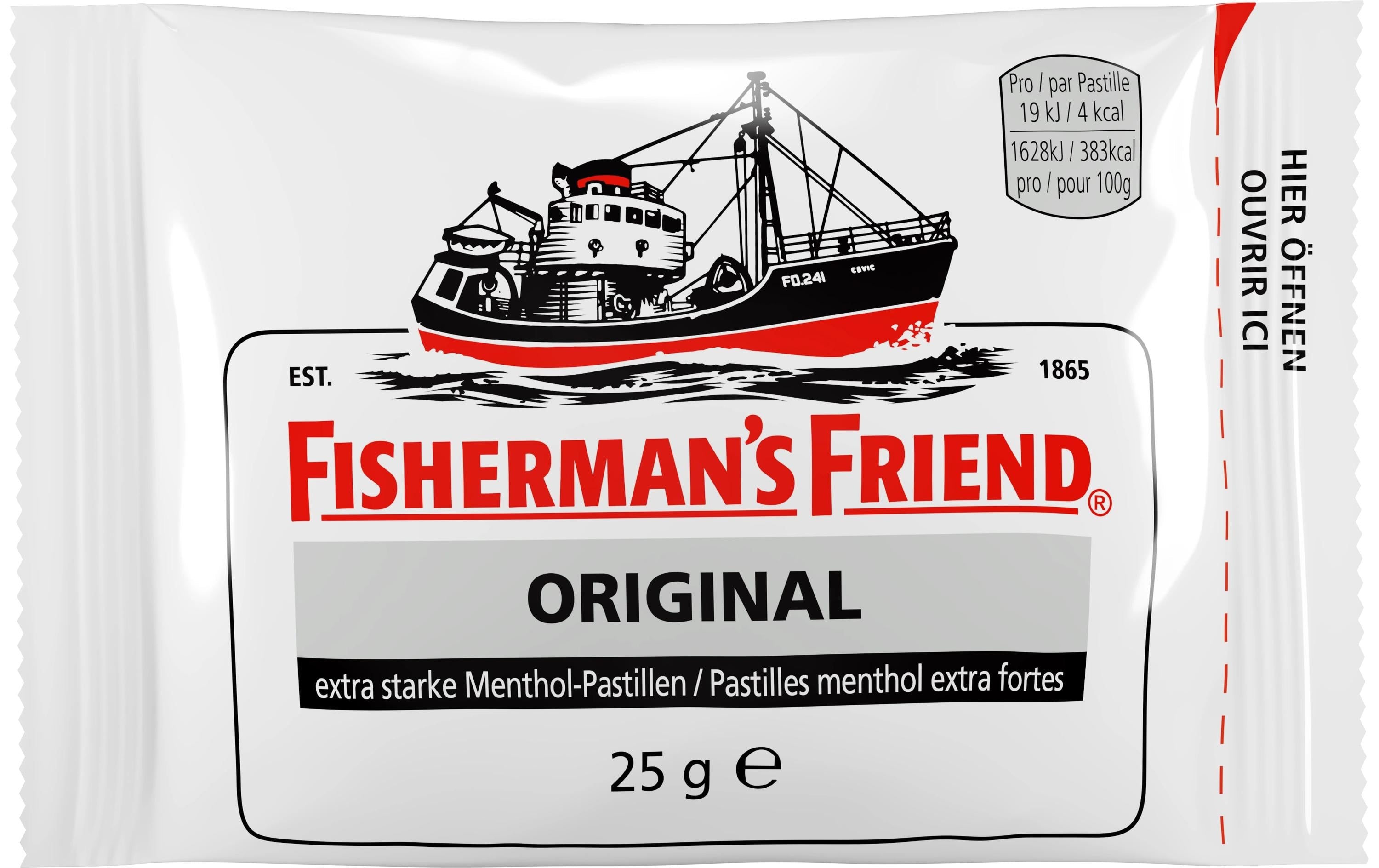 Fisherman's Eucalyptus-Menthol, Original Beutel 25g