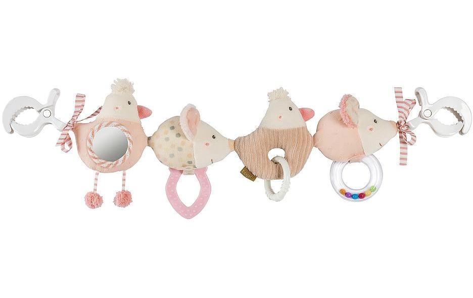 Fehn "feehnland" Kinderwagenkette Rosa / Beige