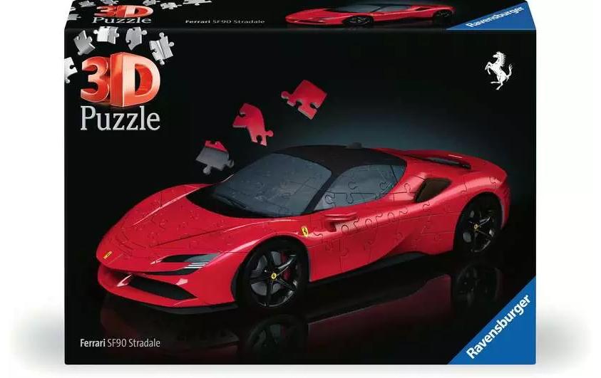 3D Puzzle: Ferrari SF 90 Stradale 8-99 Jahre