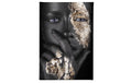 Wallxpert Bild Woman Baumwolle/MDF, 50 x 70 cm