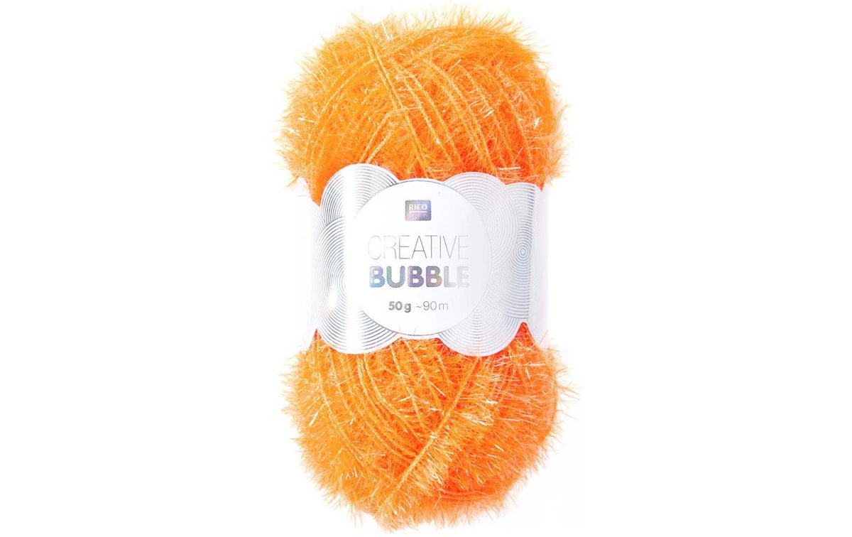 Rico Creative Bubble neon apricot 50 g, 90 m, 100 % PES