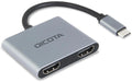 DICOTA Portable 4-in-1 Docking Station 4K HDMI PD 100W, silber