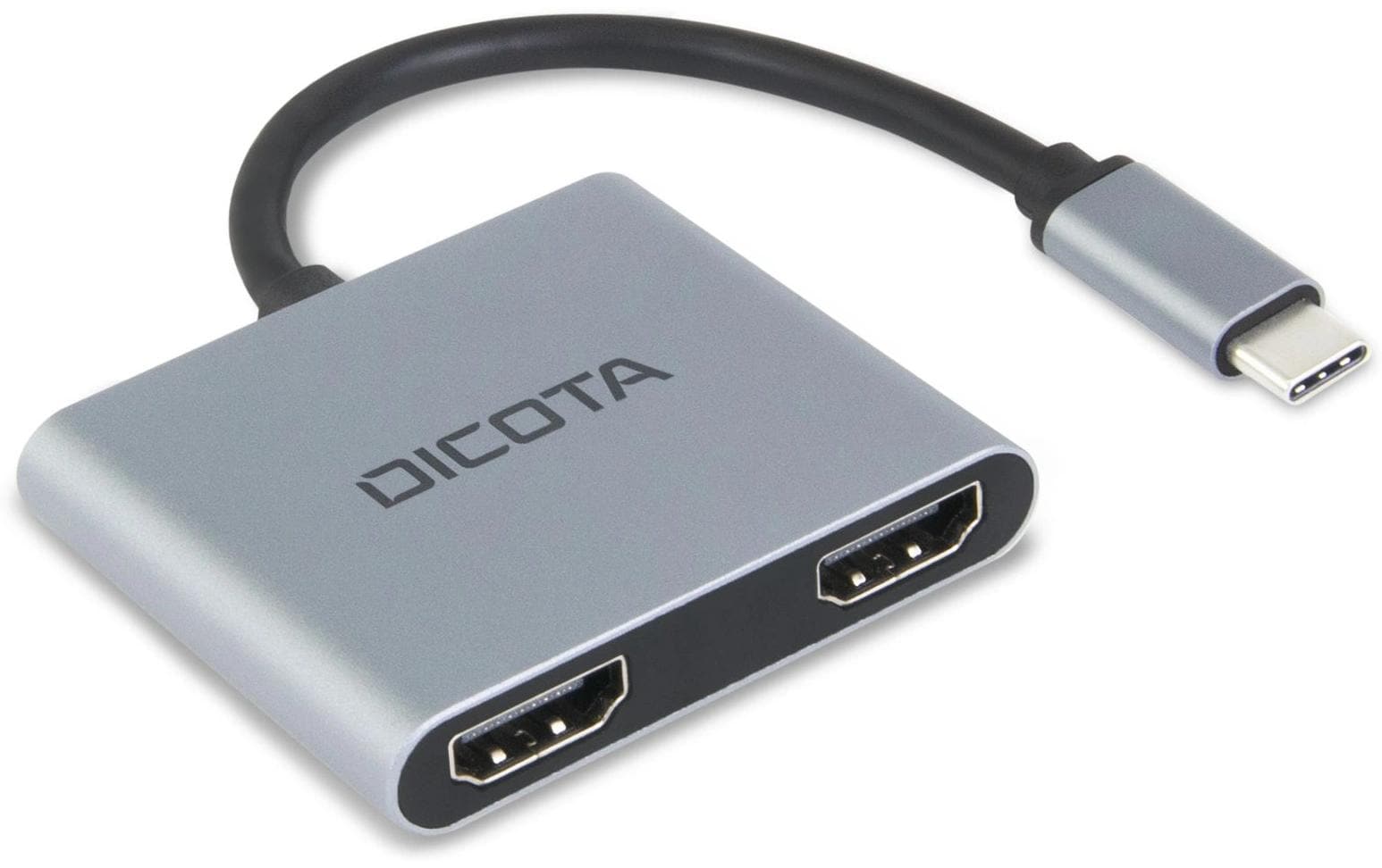 DICOTA Portable 4-in-1 Docking Station 4K HDMI PD 100W, silber