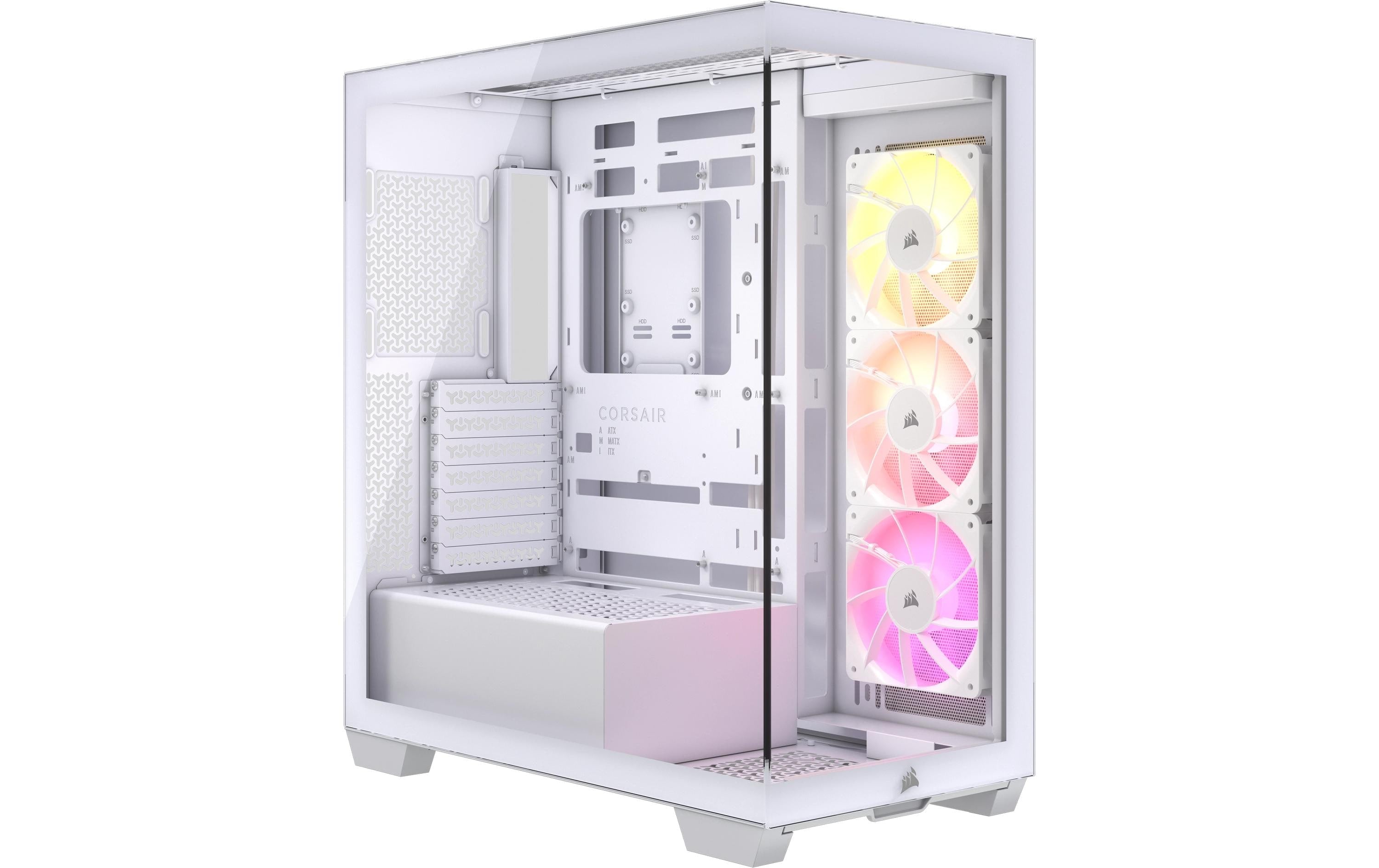 Corsair Midi Tower 3500X ARGB TG Weiss