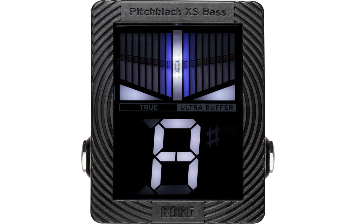 Korg Pitchblack XS Bass Stimmgerät, Pedal, schwarz, Bass