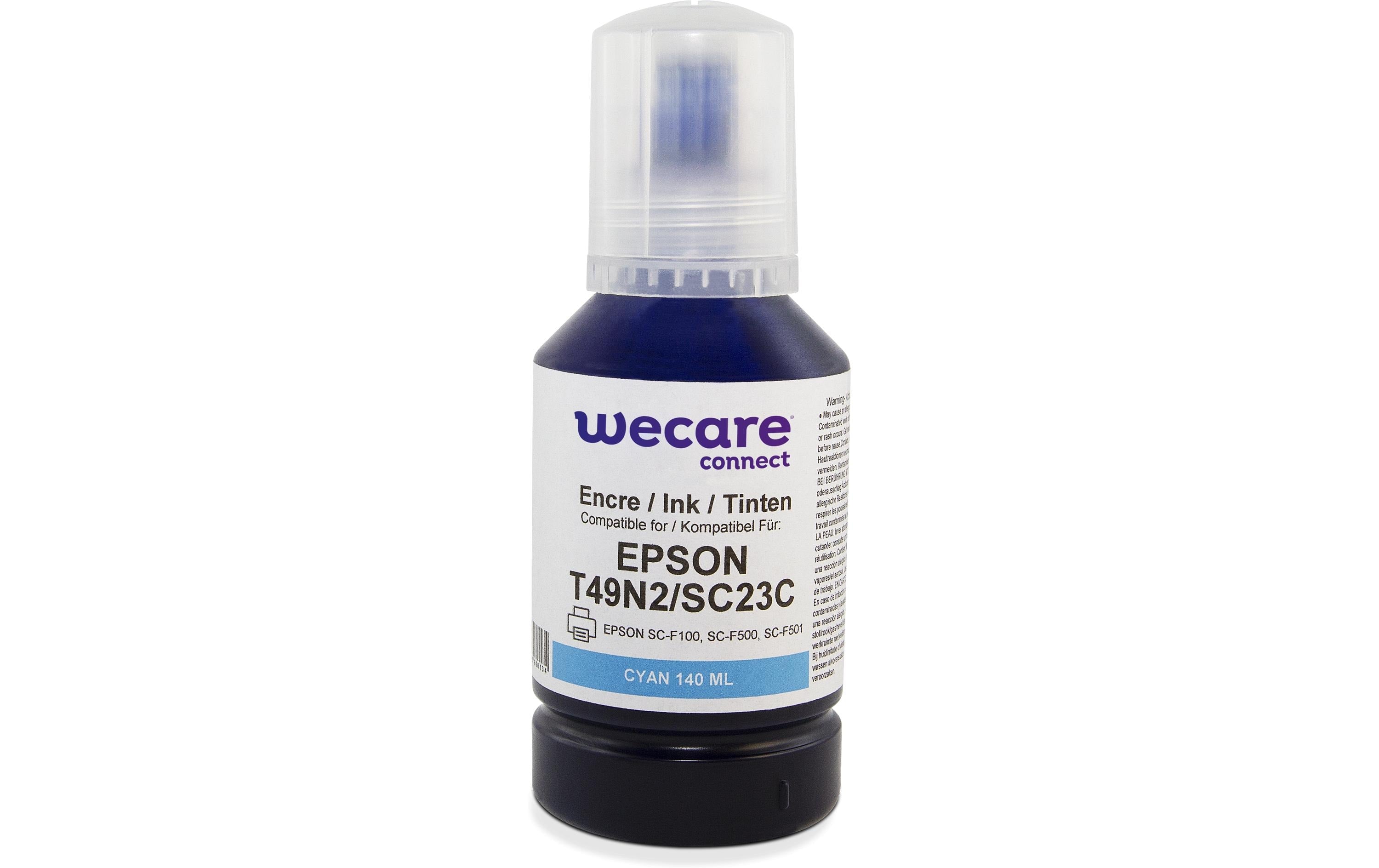 WeCare Sublimationstinte T49N2 cyan T49N2 cyan, 140ml