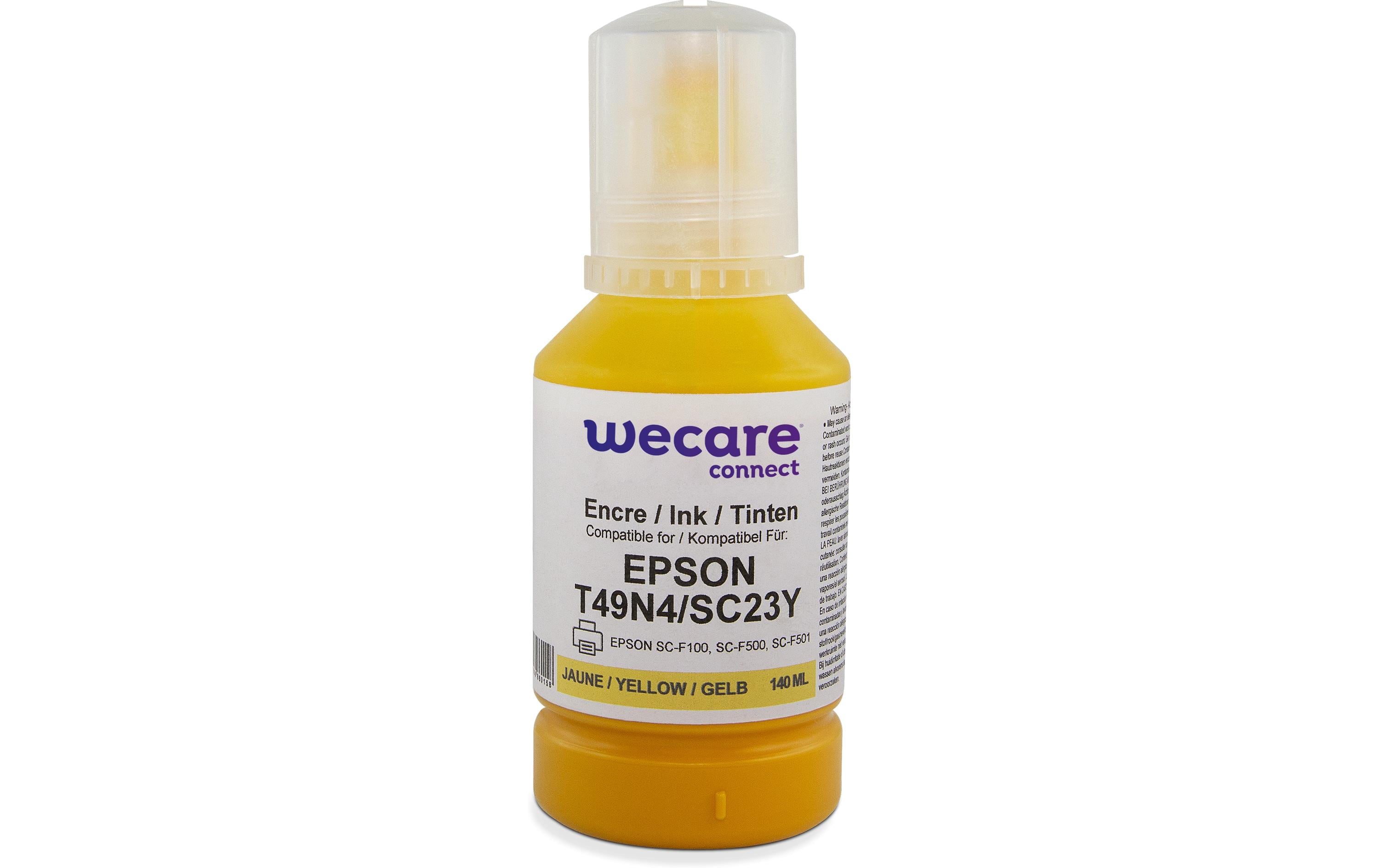 WeCare Sublimationstinte T49N4 yellow T49N4 yellow, 140ml