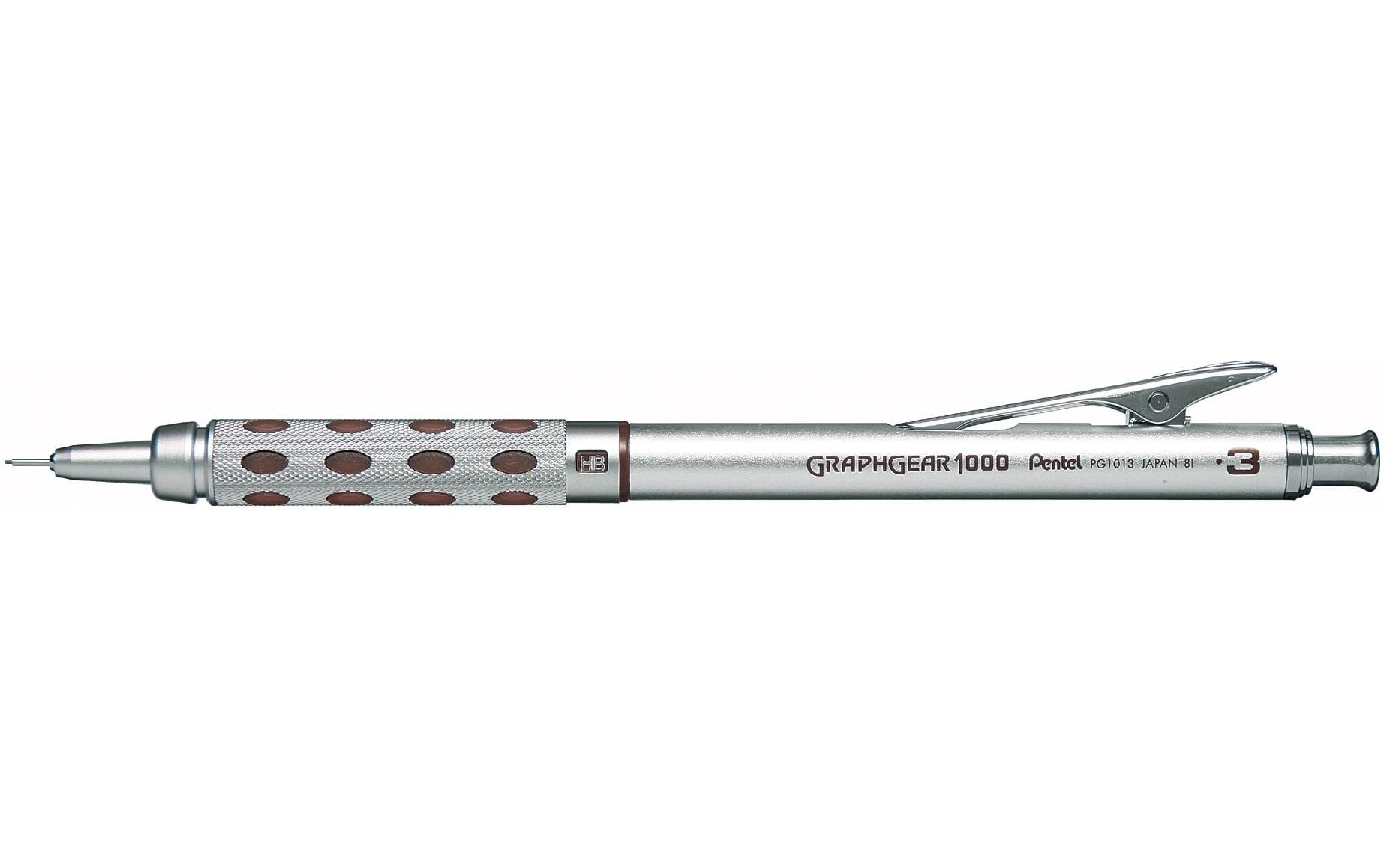 Pentel Druckbleistift sharp 0.3mm silber/ braun