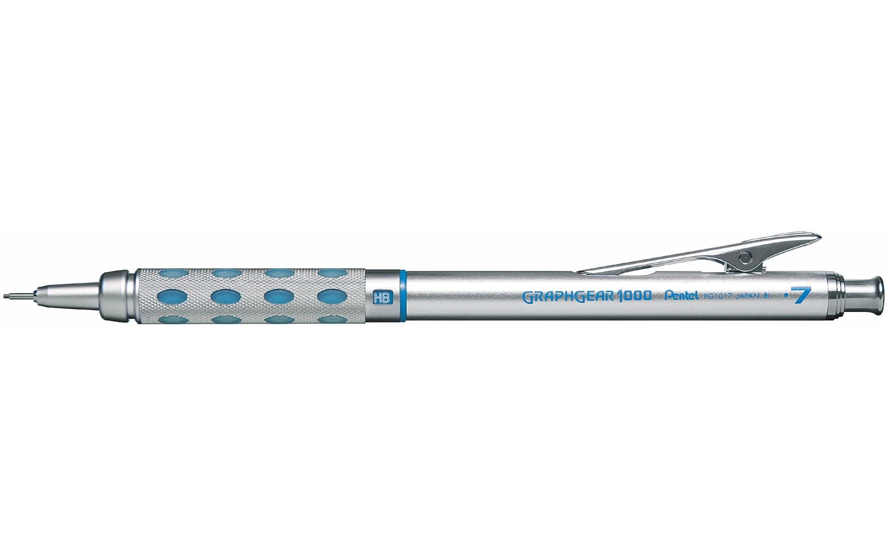 Pentel Druckbleistift sharp 0.7mm silber/ blau
