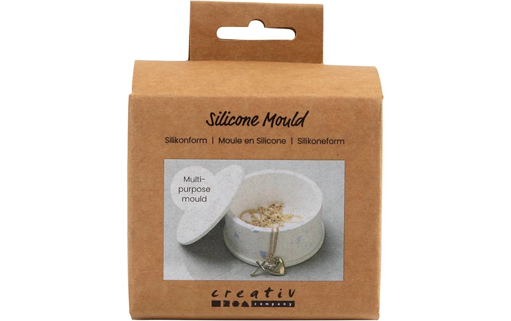 Creativ Company Giessformen Silikon Schmuckschatulle, 2 Stüc