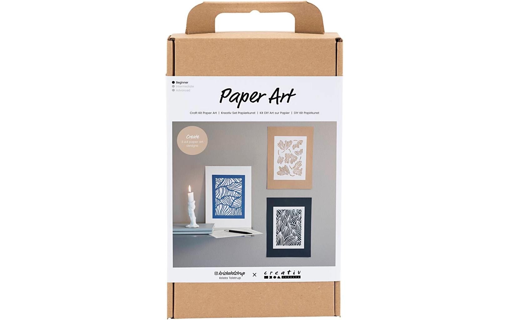 Creativ Company Bastelset Papierkunst Einrichtung, inkl. Anleitung