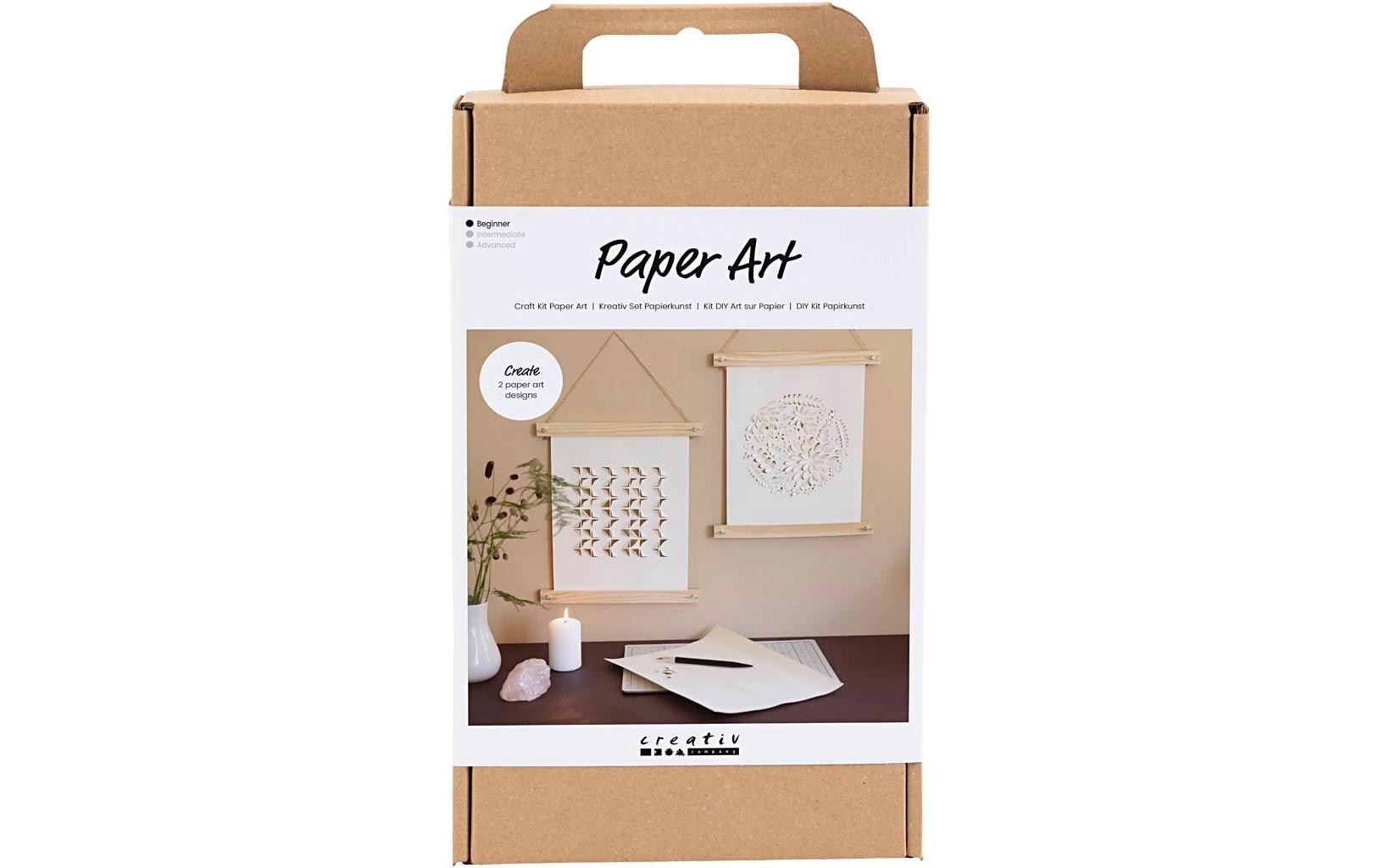 Creativ Company Bastelset Papierkunst Einrichtung, inkl. Anleitung