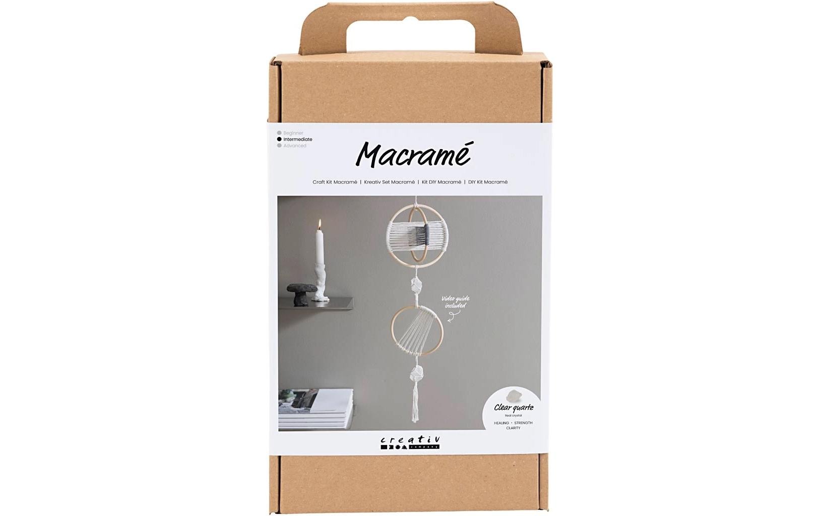 Creativ Company Bastelset Macramé Mobile, inkl. Anleitung