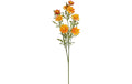 Botanic-Haus Blütenzweig, Orange 68 cm lang, Spinnstoff, Kunststoff