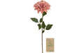 Botanic-Haus Dahlie, Altrosa 66 cm lang, Stoff, Kunststoff