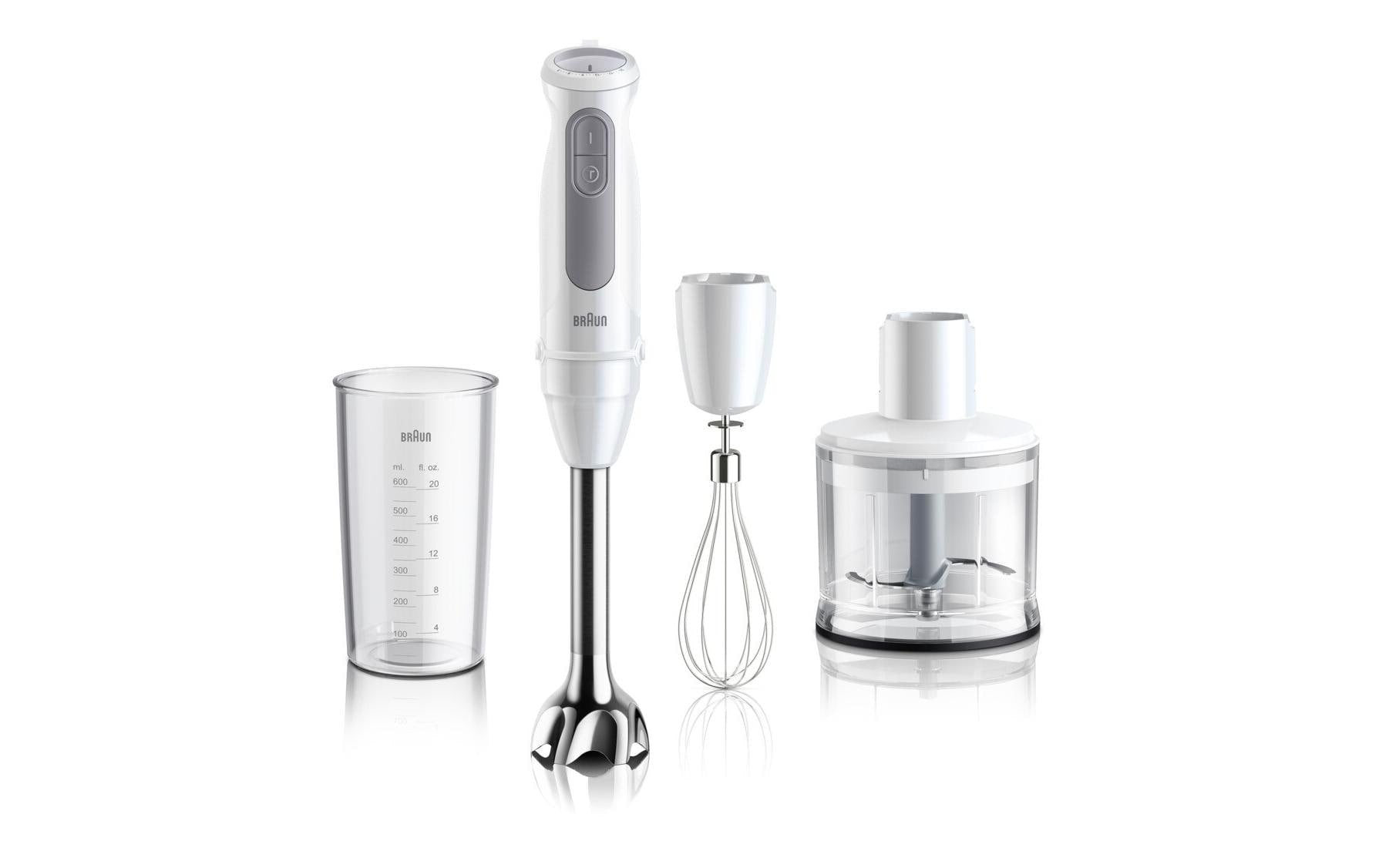 Braun Stabmixer Series 5, MQ50236M 1000 Watt, weiss / grau