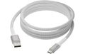 dbramante 2.5m USB-A to USB-C Braided Cable White