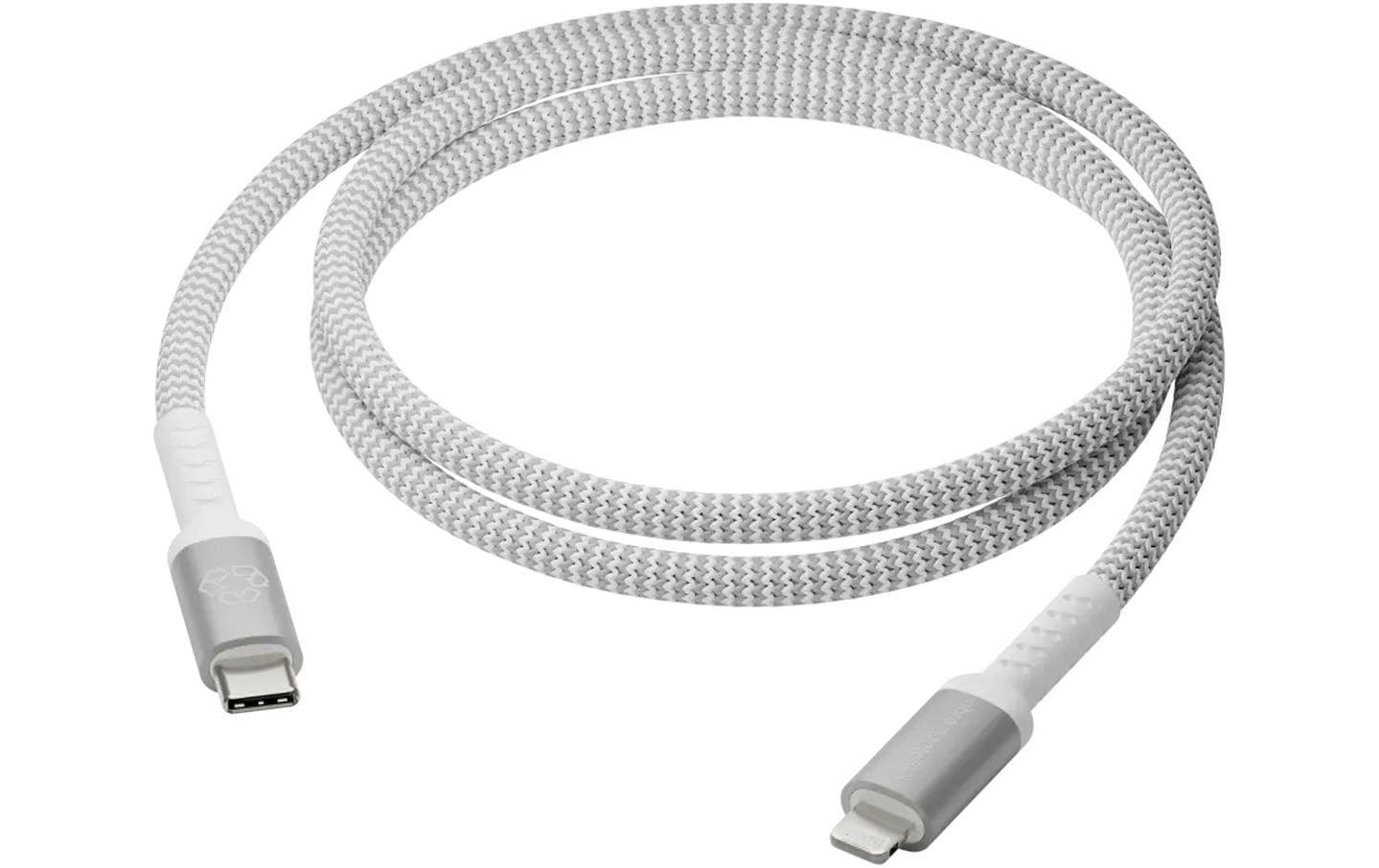 dbramante 1.2m USB-C to Lightning Braided Cable White