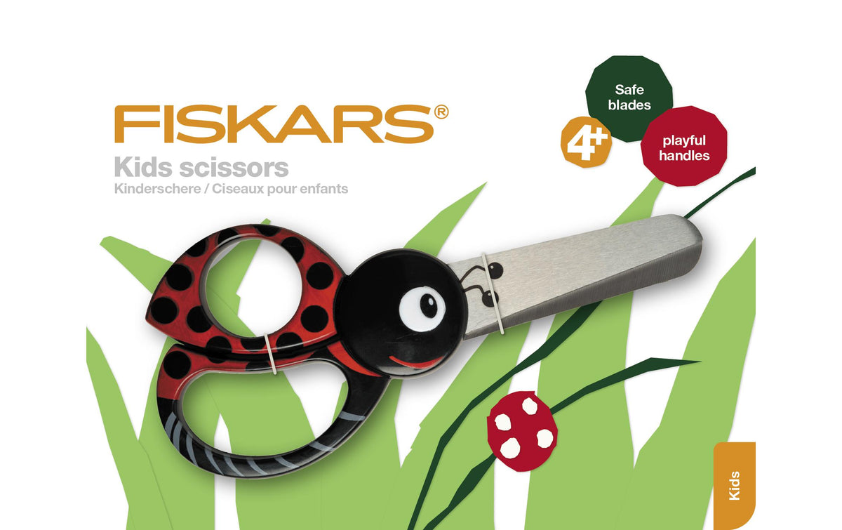 Fiskars Tierschere für Kinder Marienkäfer