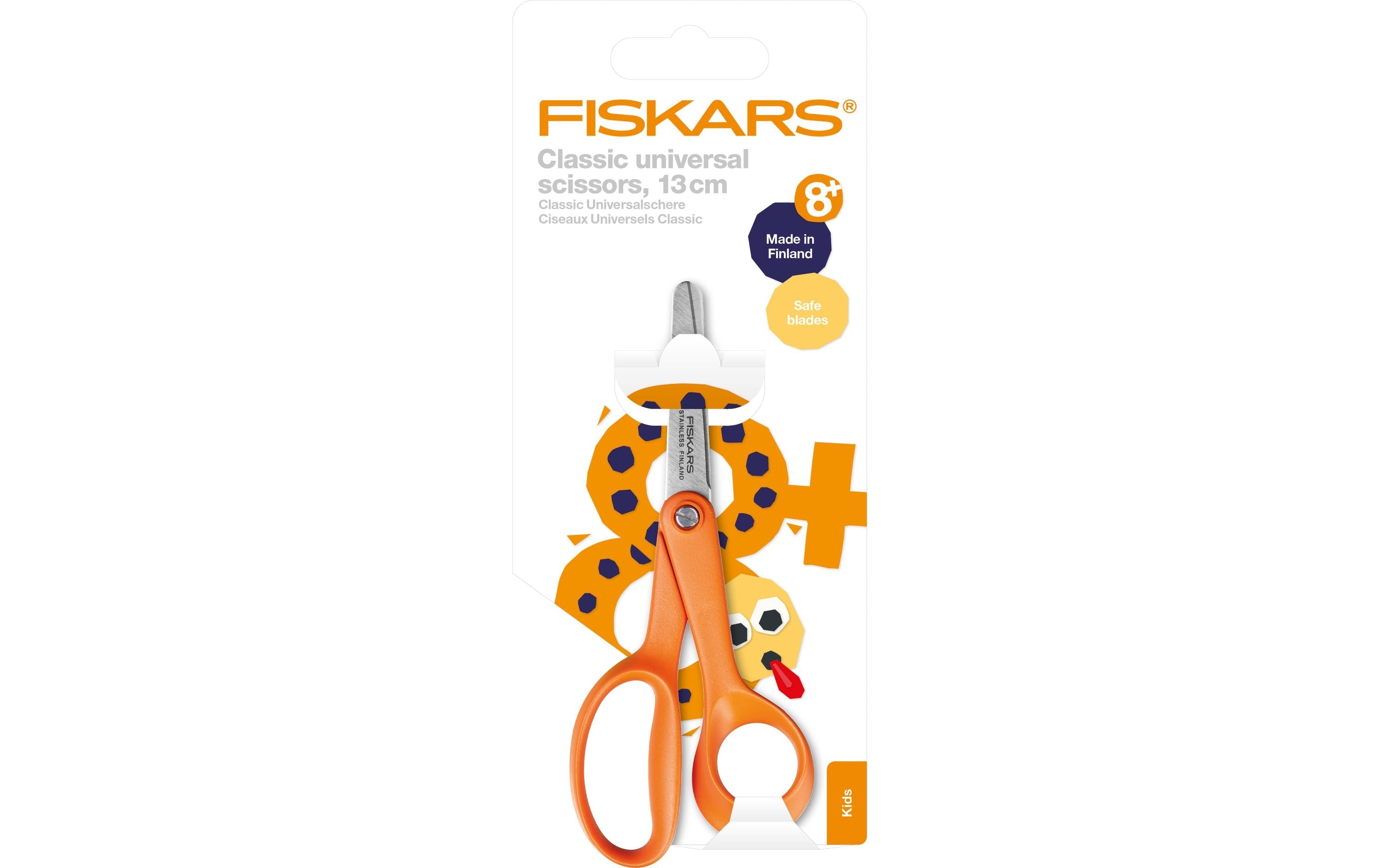 Fiskars Classic Kinderschere 13cmabgerundet Rechtshänder