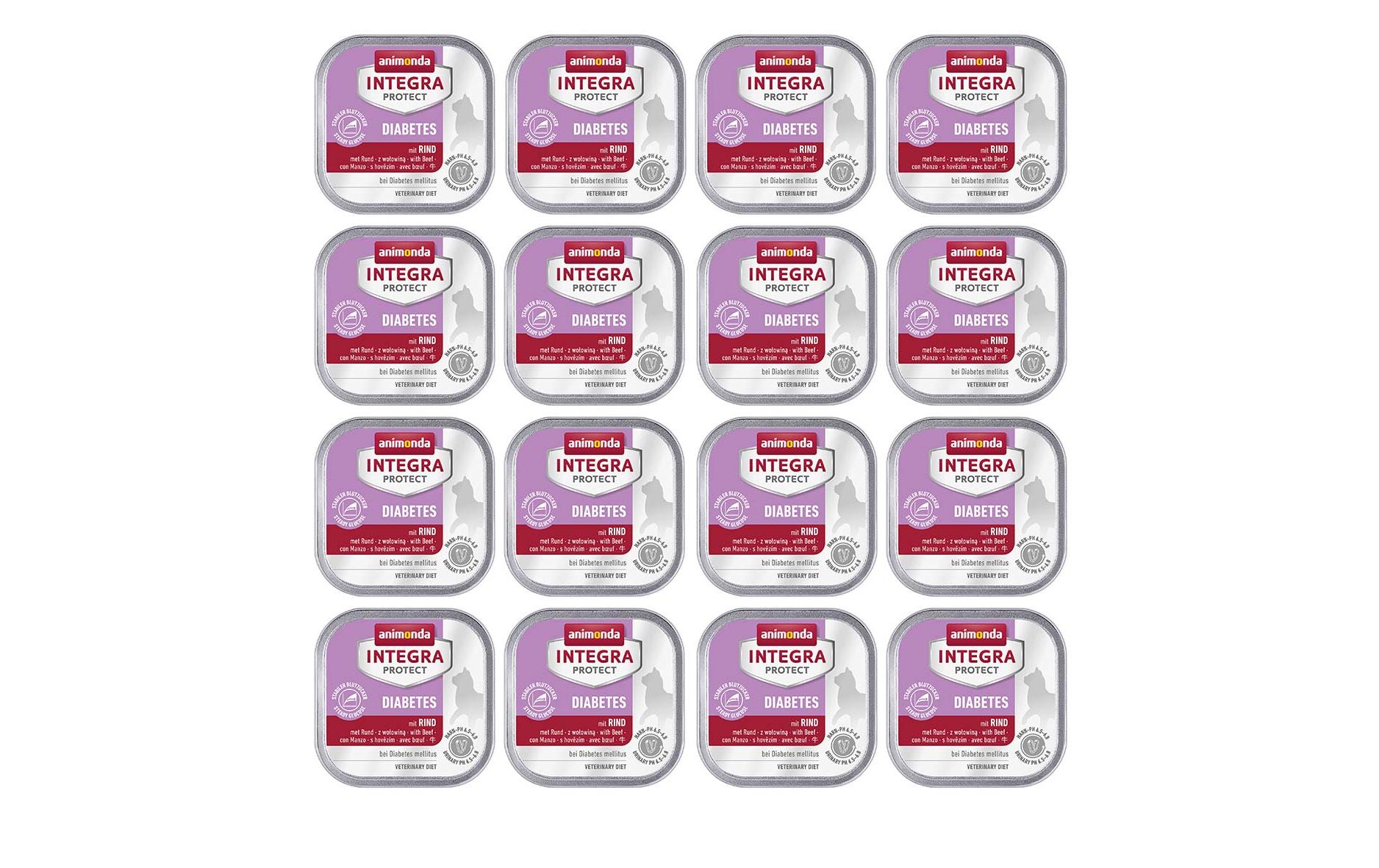 Animonda Integra Cat Diabetes Rind 16x100g Kit