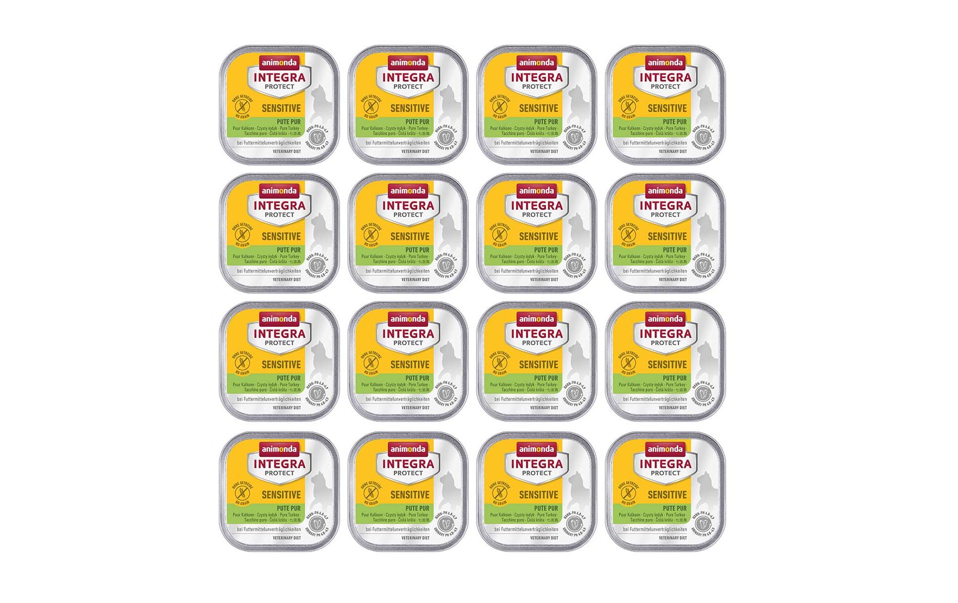 Animonda Integra Cat Sensitive 16x100g Kit Pute pur
