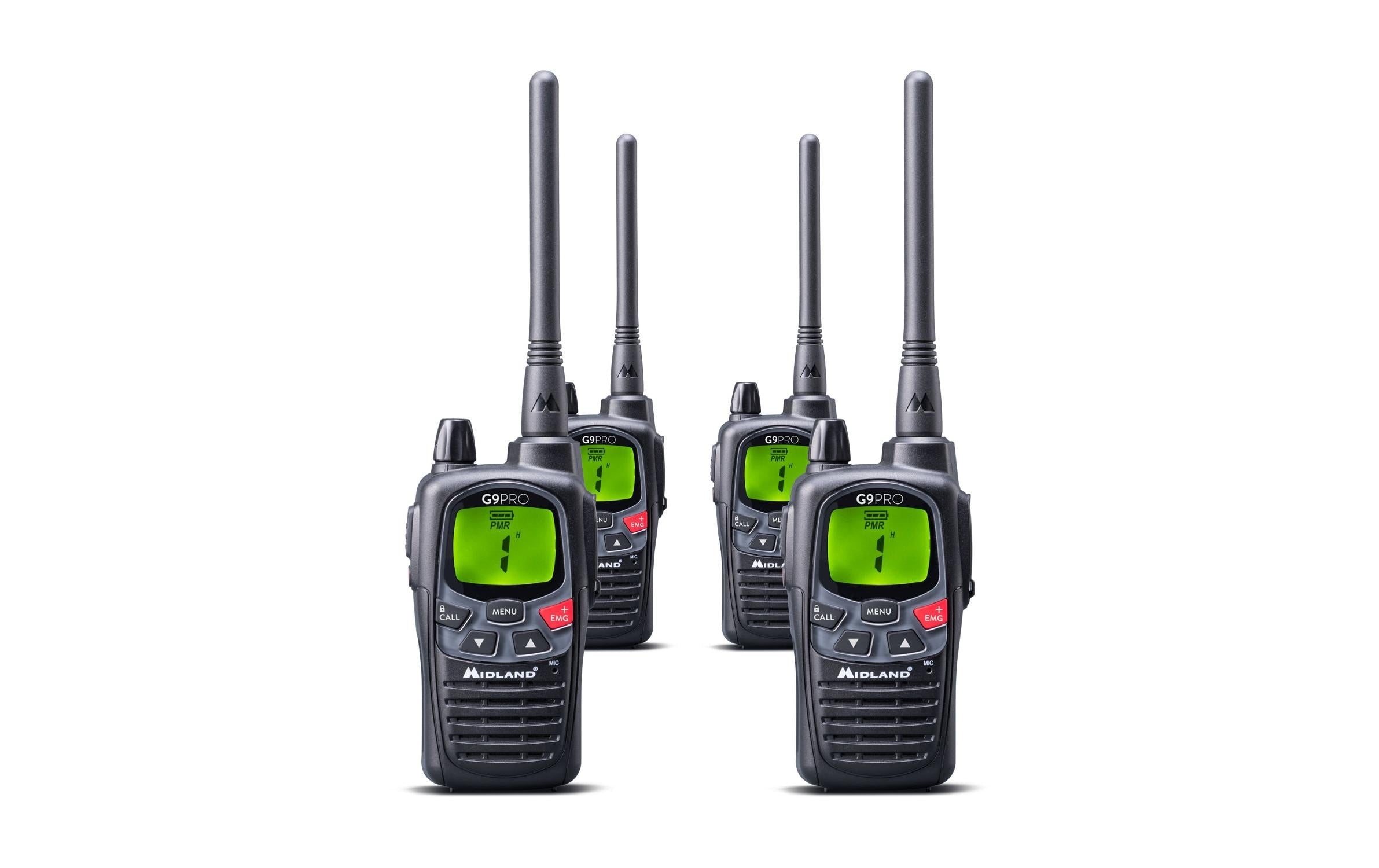 MIDLAND G9 Pro Handfunkgerät 4er Set