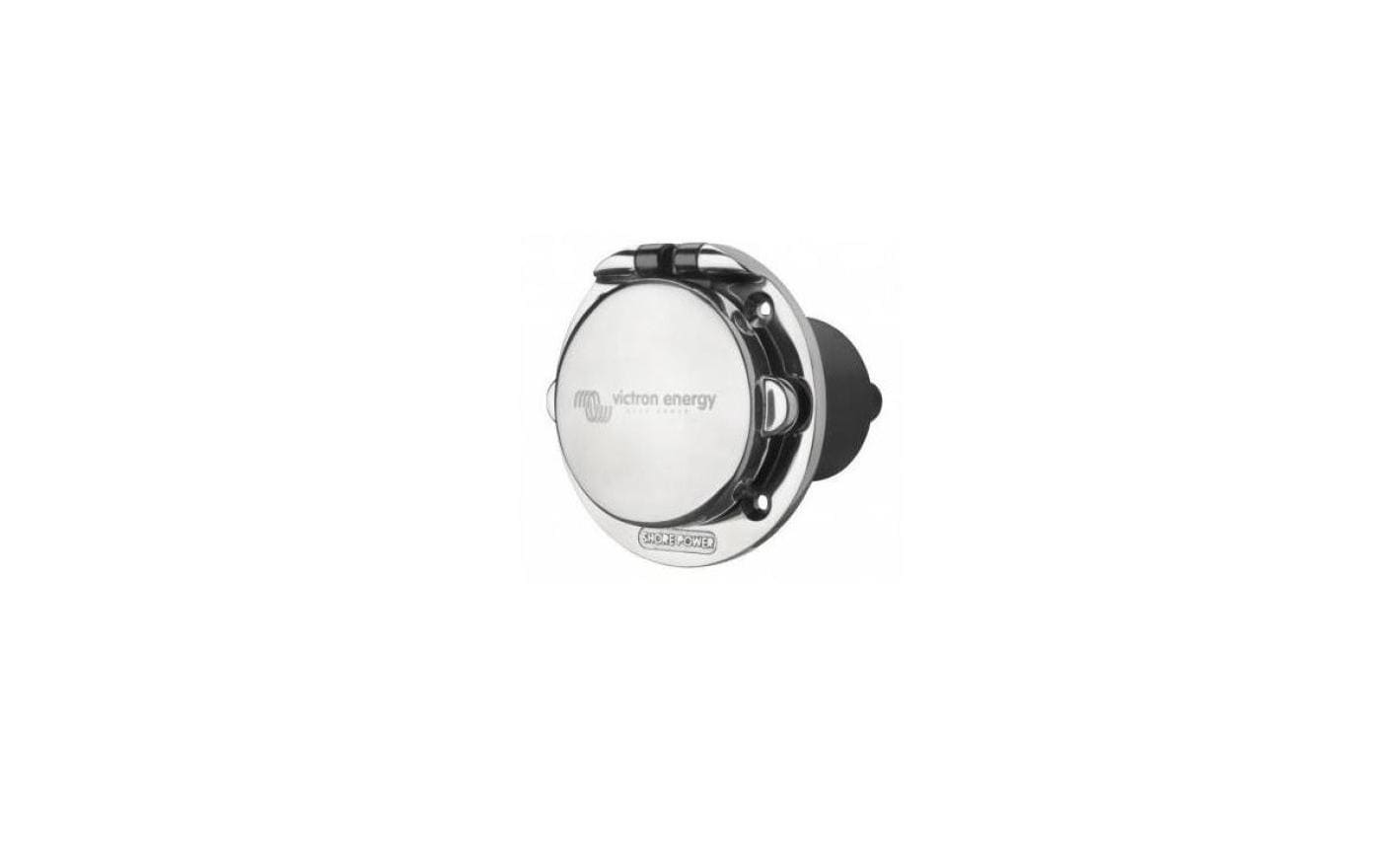 Victron Energy Landanschluss Steckdose Edelstahl 16A mit Schutzkappe