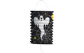 Folat Halloween Lampion Gespenst 16 cm, rund, mehrfarbig, Papier, 1 Stk