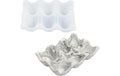 Jesmonite Giessform Silikon Eierbox 14,5cm x 10cm