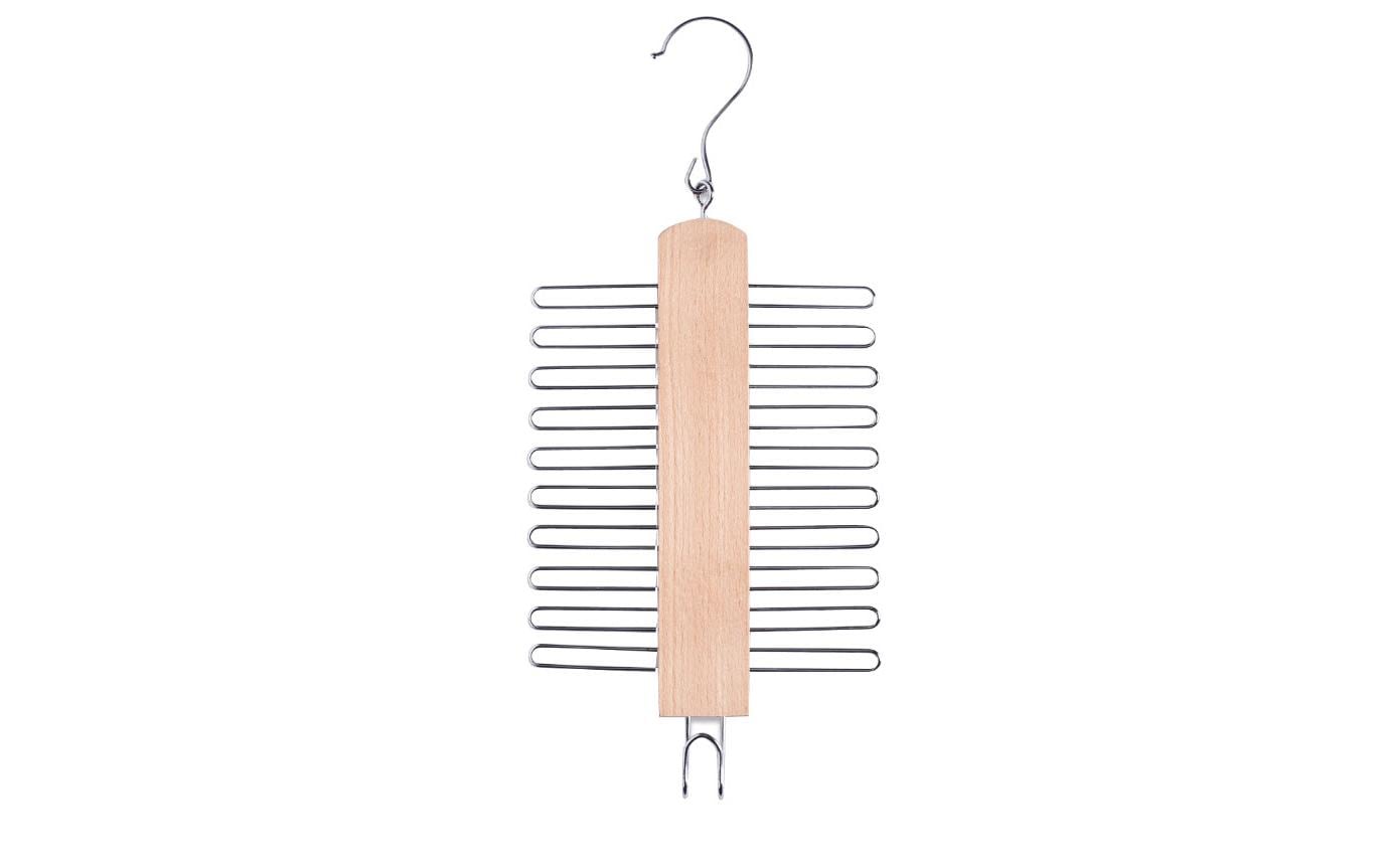 Zeller Present Kravattenhalter Buche/Metall, 16 x 39 cm