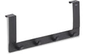 Kela Garderobenleiste Colgar 30 cm Metall, Schwarz, 4 Haken