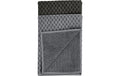 Wenko Mikrofaser Reinigungstücher Miko 2er Set, 40 x 60 cm, Schwarz/Grau