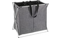 Wenko Wäschesammler Duo Grau Meliert 59 x 57 x 38 cm, 120 Liter
