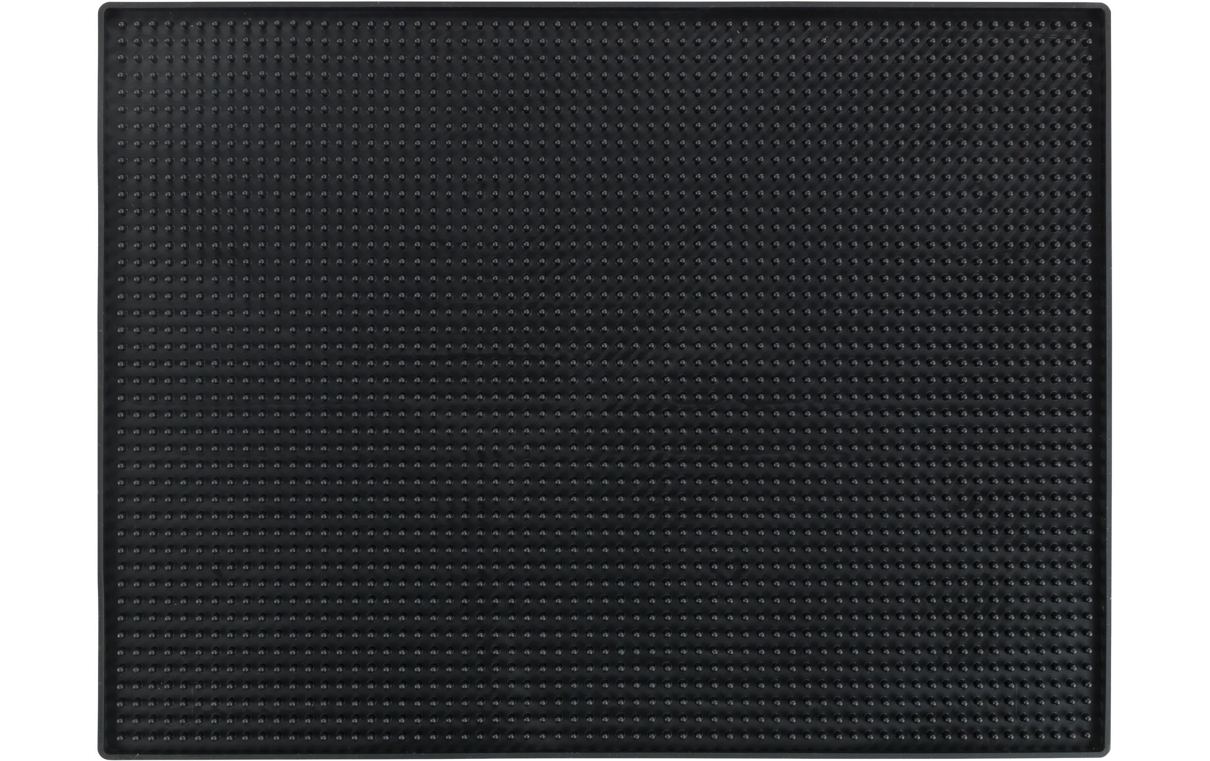 Wenko Abtropfmatte Maxi Schwarz,  (B x H x T): 40 x 1 x 30 cm