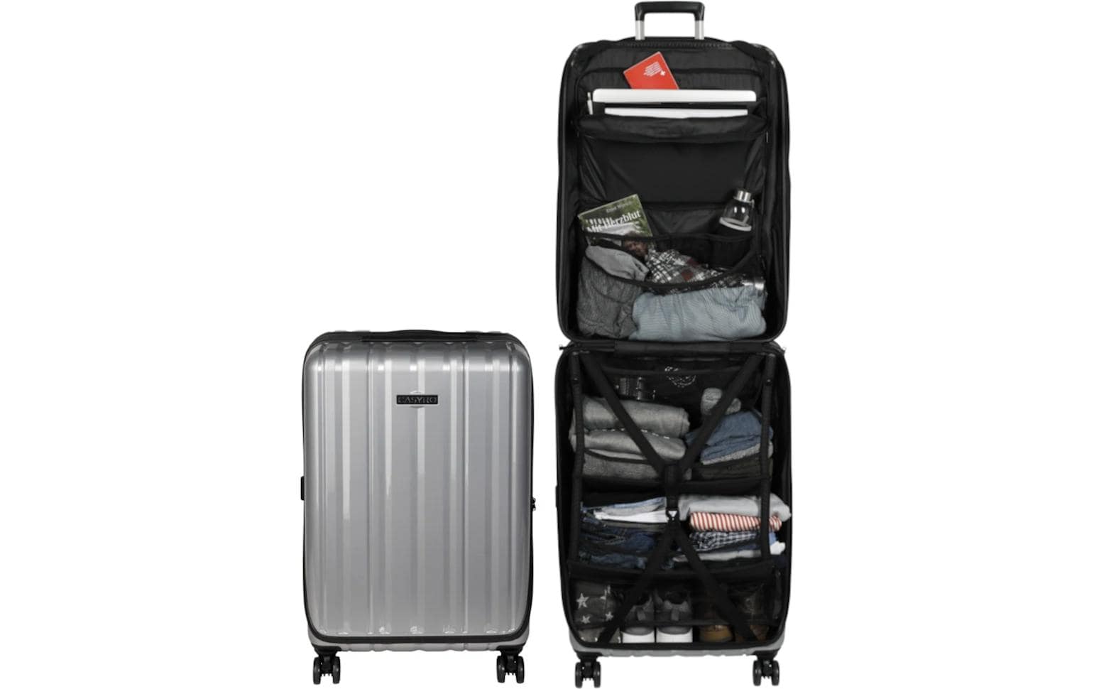 CASYRO Koffer L 120L, grau