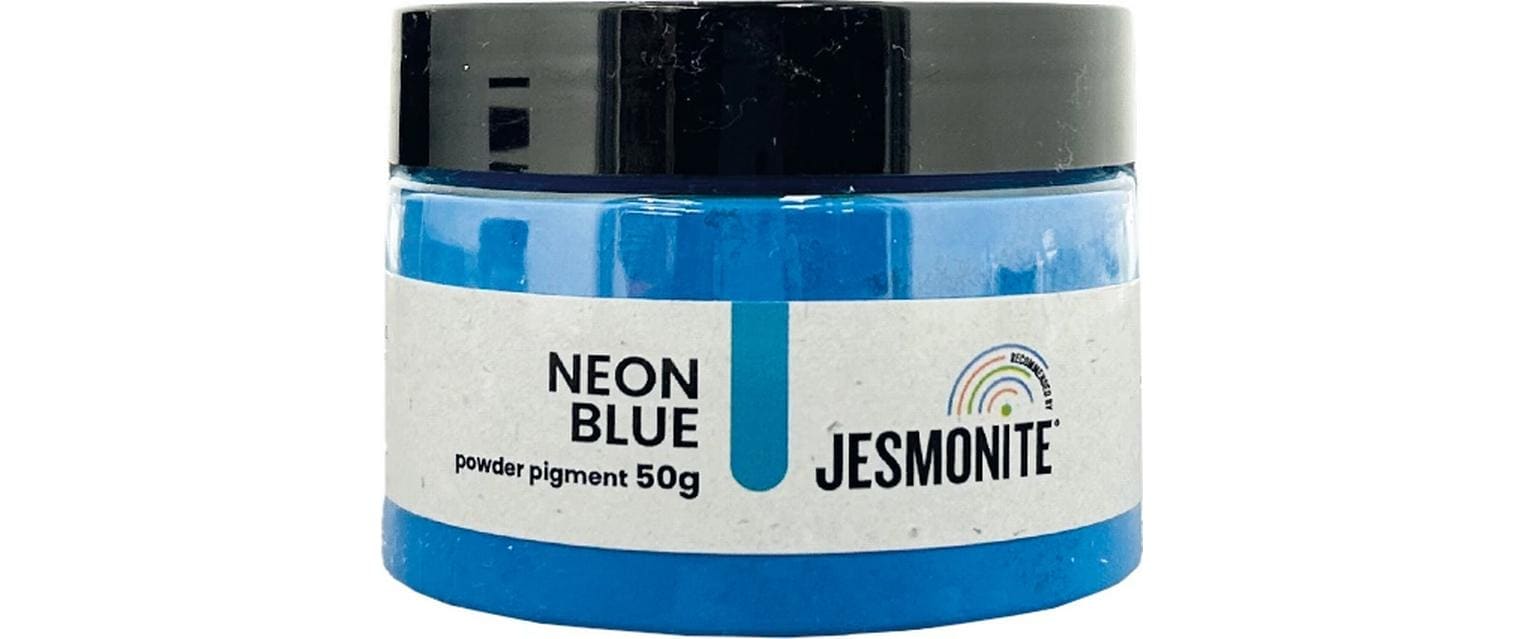 Jesmonite Pigment Neon Pulver blau, 50g